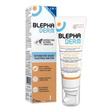 Blephaderm, krem, łagodzący,n/powieki i okol.oczu, 40 ml