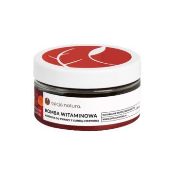 Opcja Natura, masecz.,bomba witam,do tw,z glin.czerw.,100 ml