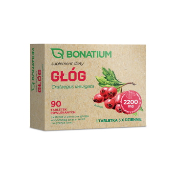Bonatium Głóg, tabletki powlekane, 90 szt.