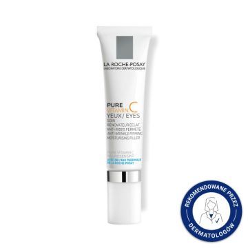 La Roche-Posay Pure Vitamin C, intensywnie nawilżający i ujędrniający krem przeciw zmarszczkom, 15 ml