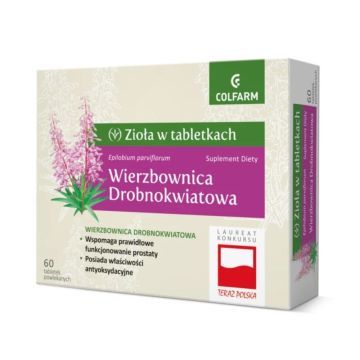 Wierzbownica drobnokwiatowa, tabletki powlekane, 60 szt.
