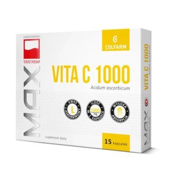 Max Vita C 1000, kapsułki, 15 szt.