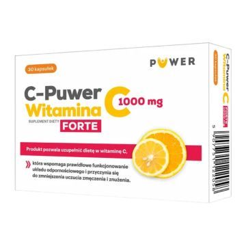 C-Puwer Witamina C Forte 1000 mg, kaps., 30 szt
