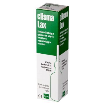 Clisma Lax lewatywa oczyszcz.jednoraz.(enema),133 ml