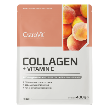 OstroVit Collagen + Vitamin C, (peach), 400 g