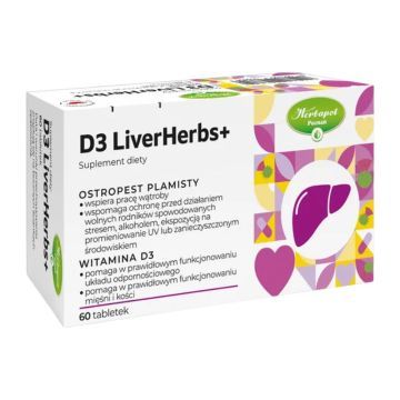 D3 LiverHerbs+, tabl., 60 szt