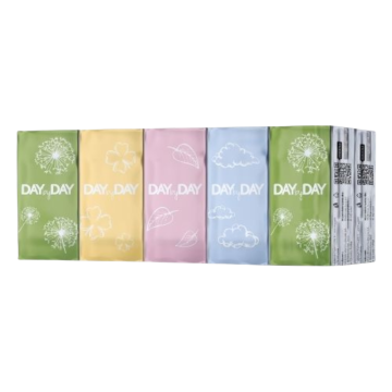 DAY by DAY chusteczki higieniczne, 4-warstwowe,10 x 9 sztuk