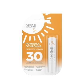 DERMI Sun Pomadka ochronna SPF 30, 4,9 g 