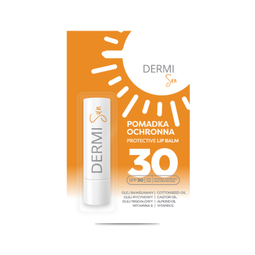 DERMI Sun Pomadka ochronna SPF 30, 4,9 g 