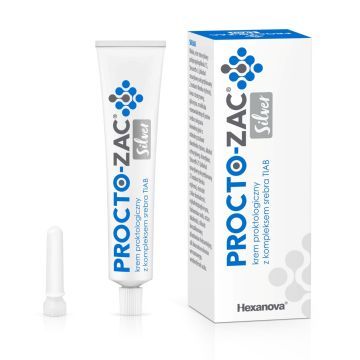 Procto-Zac Silver, krem proktologiczny z komplekem srebra, 25 ml