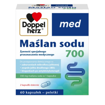 Doppelherz Med Maślan Sodu 700, kaps., 60 szt
