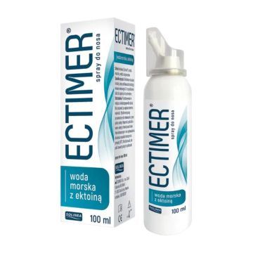 Ectimer, spray, do nosa,woda morska z ektoina, 100 ml