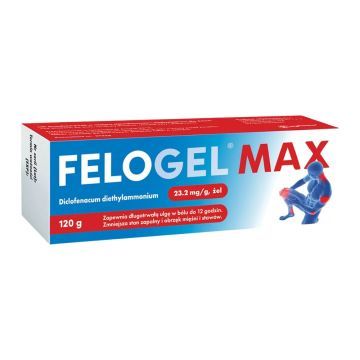 Felogel Max, 23,2 mg/g, zel, 120 g