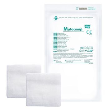 Gaza opatrunekjał.Matocomp, 17nit, 1/2m2, 1 szt, blister