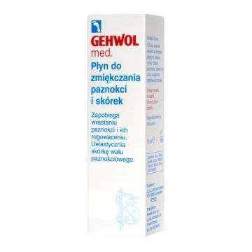Gehwol med, płyn zmiękczający paznokcie i skórki, 15 ml