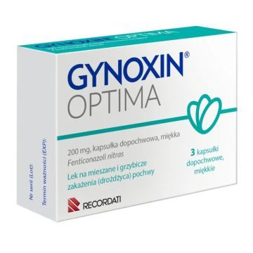 Gynoxin Optima (Terlomexin), 200 mg, kapsułka dopochwowa, miękka