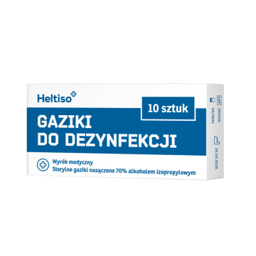 HELTISO gaziki do dezynfekcji, 10 szt.