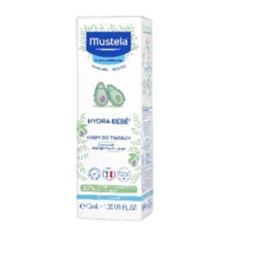 Mustela Hydra Bébé®, krem do twarzy z awokado, 40 ml