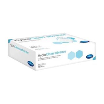 HydroClean Advance, opatrunek aktywowany, 7,5 cm x 7,5 cm, 1 szt. (z opakowania 10 szt.)