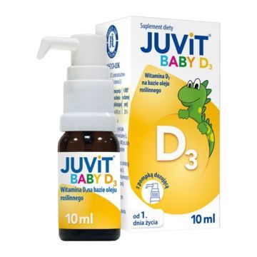 Juvit Baby D3, płyn (krople), 10 ml