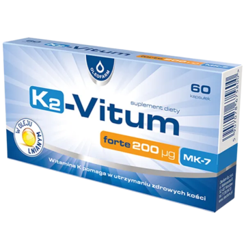 K-2-Vitum Forte 200 mcg Mk-7, kapsułki, 60 szt.
