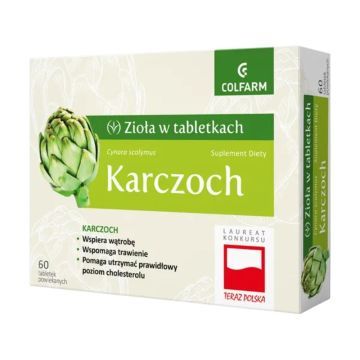 Karczoch, tabletki powlekane, 60 szt.