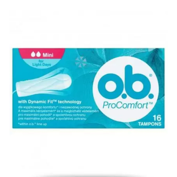 Kenvue, tampon, OB ProComfort Mini, 16 szt