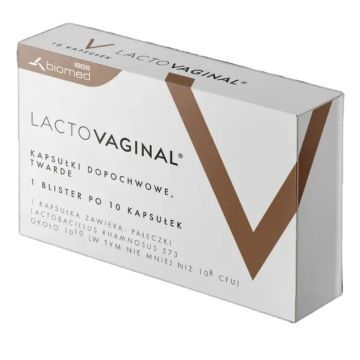 Lactovaginal, kapsułki dopochwowe, 10 szt.