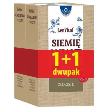 LenVitol siemie lniane zlociste,250g x 2op.,PROM.1164/24