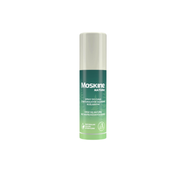 MOSKINE Natura Spray odstraszający komary, kleszcze i meszki z olejkami roślinnymi, 100 ml 