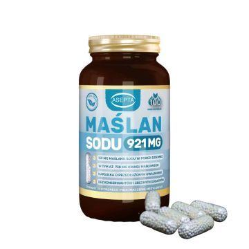 Maślan sodu, kapsułki twarde, 100 szt.