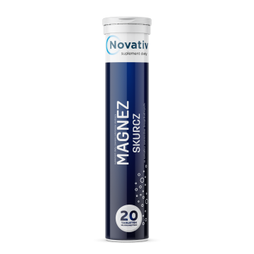  Novativ Magnez Skurcz, tabletki musujące, 20 sztuk