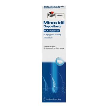 Minoxidil Doppelherz Dla mężczyzn,50mg/g,piana n/sk.,60g