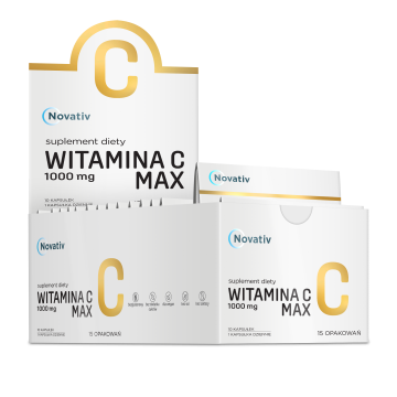 Novativ Witamina C Max 1000mg, 10 szt 