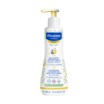 Mustela Bebe-Enfant, zel, z Cold Cream, 300 ml