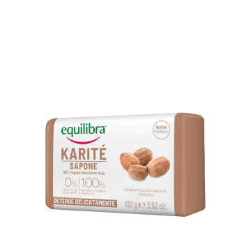 Equilibra, mydło z masłem Shea, 100 g