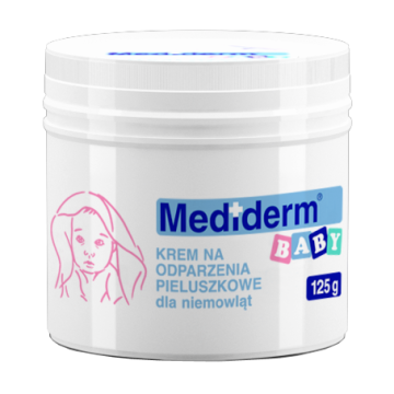 Mediderm Baby, krem na odparzenia pieluszkowe dla niemowląt, 125g