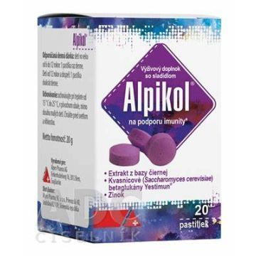 Alpikol, pastyl.do ssania, 20 szt