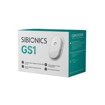 Sibionics GS1, system do monitorowania stężenia glukozy we krwi, 1 szt.
