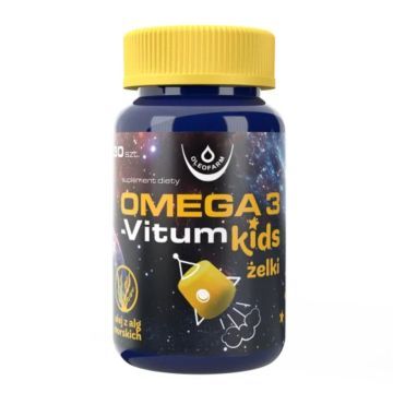 Omega 3-Vitum Kids, żelki, 30 szt