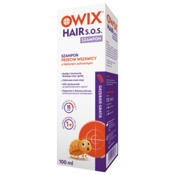 Owix Hair S.O.S, szamp., p/wszawicy, 100 ml