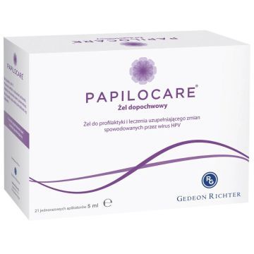 Papilocare, żel dopochwowy, 5 ml, 21 aplikat.