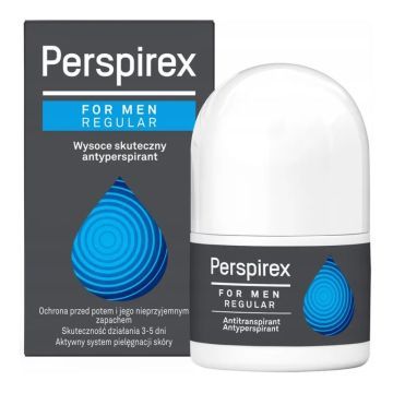 Perspirex for Men Regular, antypersiprant dla mężczyzn, 20 ml