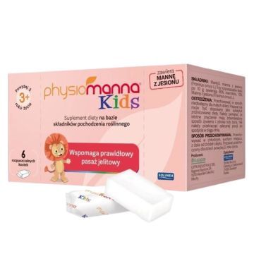 Physiomanna Kids, rozpuszczalna kostka, 60 g