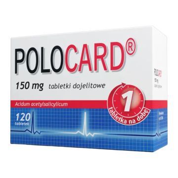 Polocard,150 mg, tabl.dojelit.,120szt