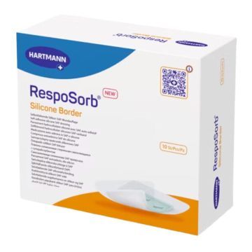 RespoSorb Silicone Border,opatr,12,5x12,5cm,1szt(z op.10szt) 