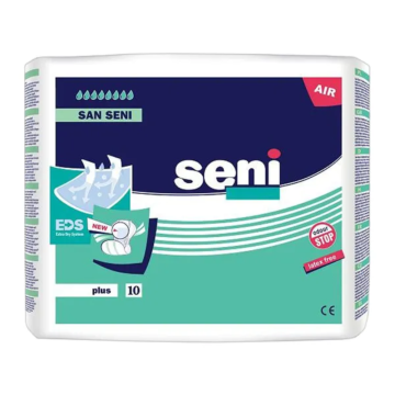 San Seni plus, pieluchy anatomiczne  10 szt.