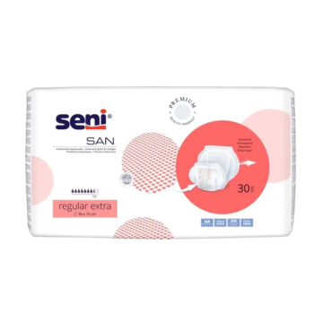 San Seni, pieluchy anatomiczne ,regular extra, 30 szt