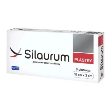 Silaurum, plast.silikonowe,na blizny,10cmx3cm, 6 szt