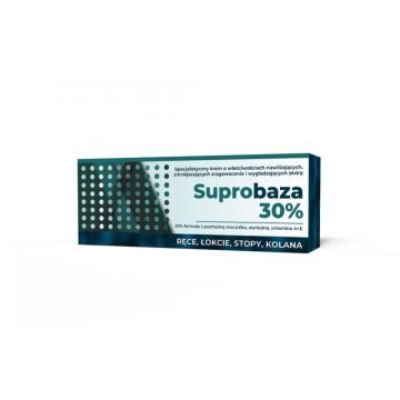Suprobaza 30%, krem, nawilż.,d/pięt,kolan,łokci,rąk, 30 g